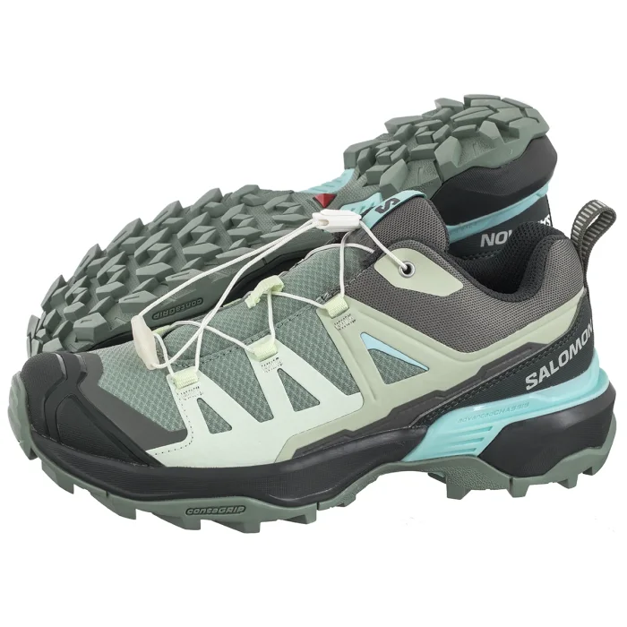 Buty Trekkingowe Salomon X Ultra 360 W Green Milieu/Urban Chic/Clearly Aqua 477395 – zdjęcie 1