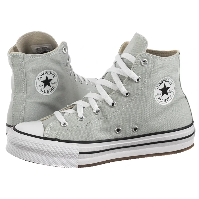 Trampki Converse CTAS Eva Lift Hi Rainwashed Grey/White A13122C – zdjęcie 1