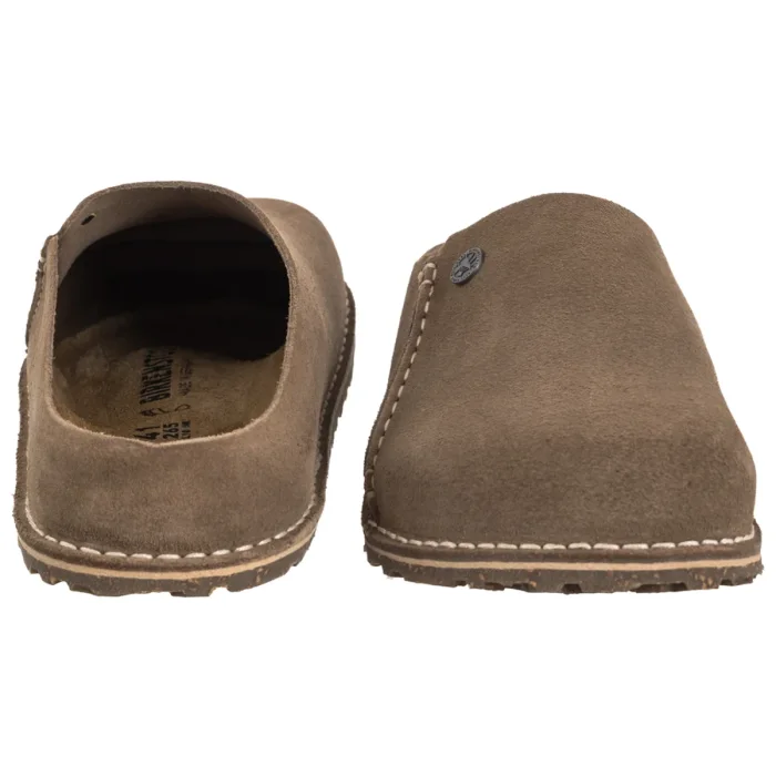 Klapki Birkenstock Zermatt Premium Suede Gray Taupe 1021318 – zdjęcie 4