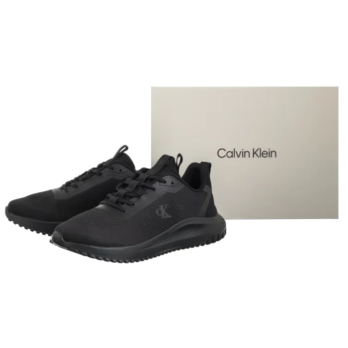 Sneakersy Calvin Klein Eva Runner Mix Ny Triple Black YM0YM01387 0GJ – zdjęcie 6