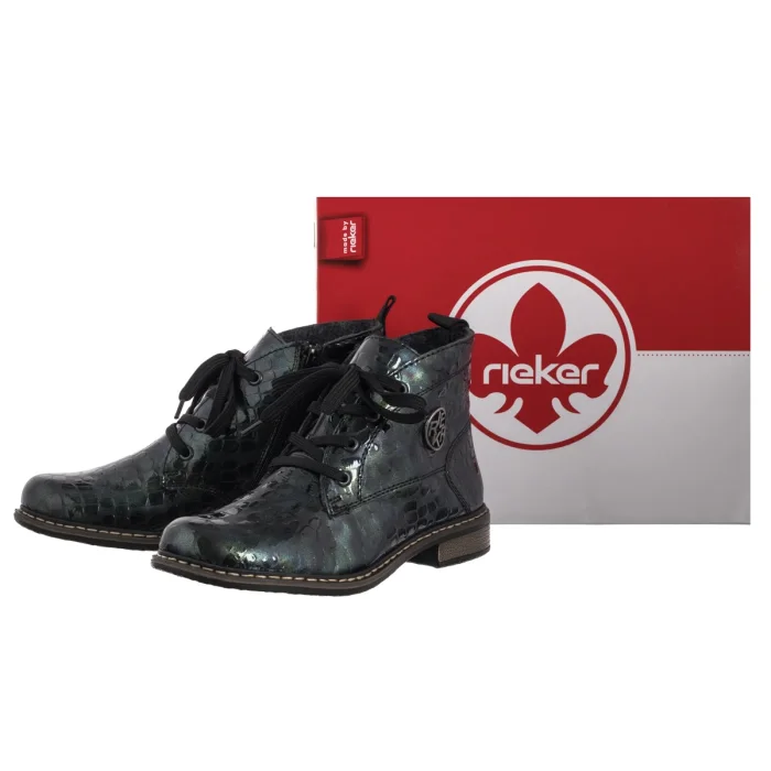 Botki Rieker Zielone 71205-90 Multi – zdjęcie 6