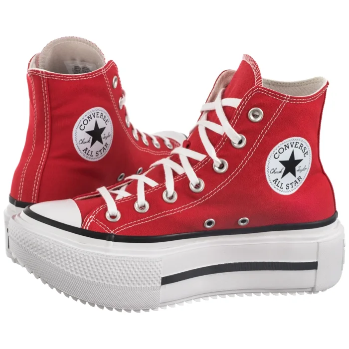Trampki Converse CTAS Lift Double Stack Hi Red/Black/White A15542C – zdjęcie 1