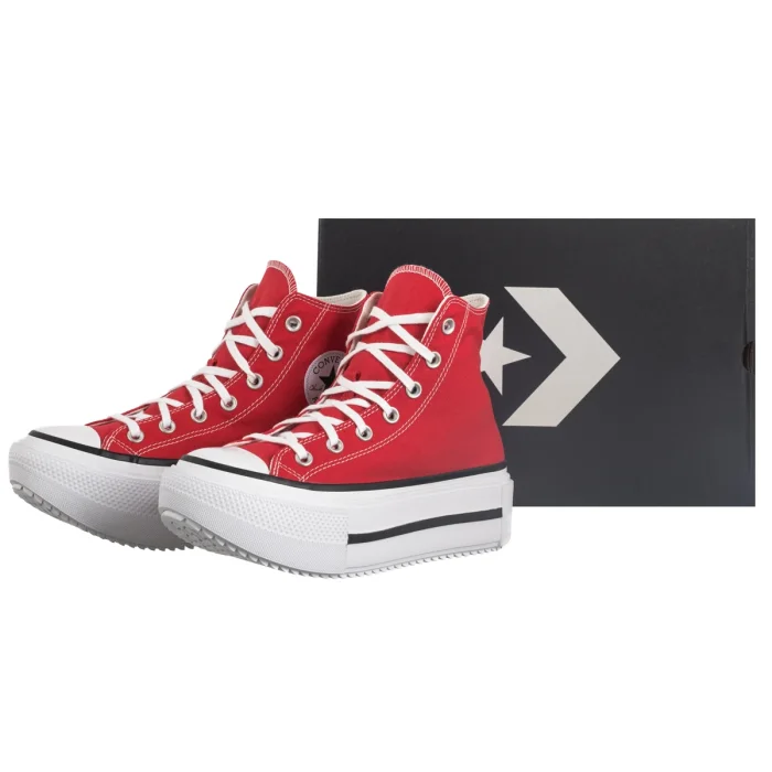 Trampki Converse CTAS Lift Double Stack Hi Red/Black/White A15542C – zdjęcie 5