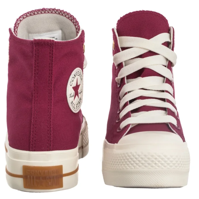 Trampki Converse CTAS Lift Hi Sporty Berry/Egret/Honey A13878C – zdjęcie 4