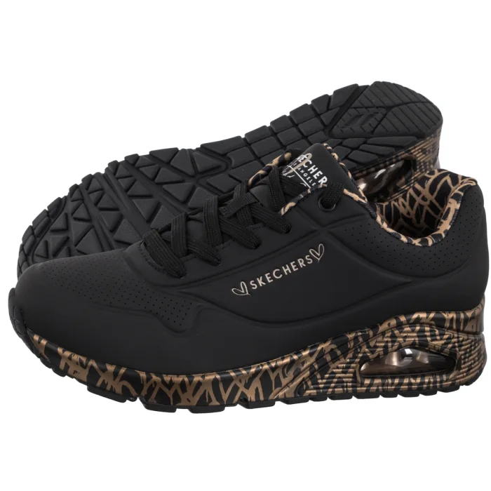 Sneakersy Skechers Uno Loving Love Black/Rose Gold 155506/BKRG – zdjęcie 1