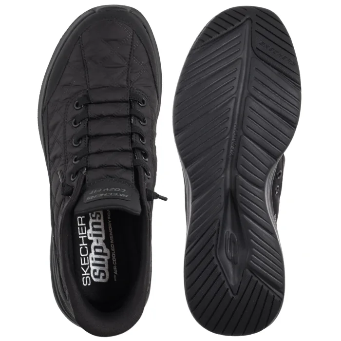 Sneakersy Skechers Contour Foam Slip-Ins Black 150404/BBK – zdjęcie 5