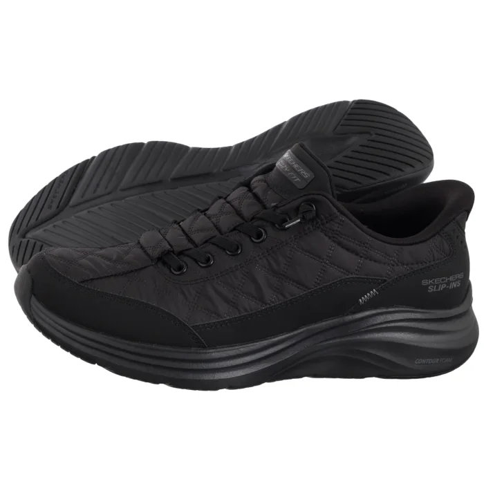 Sneakersy Skechers Contour Foam Slip-Ins Black 150404/BBK – zdjęcie 1