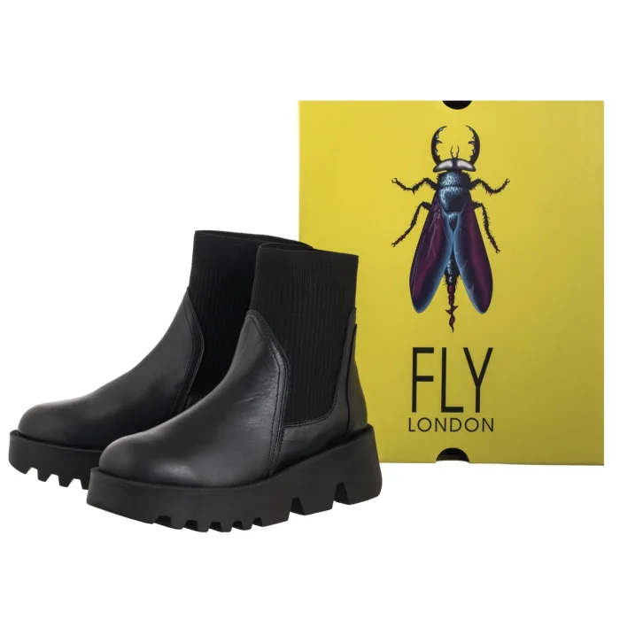 Sztyblety FLY London Zool Rug Black P145317000 – zdjęcie 6
