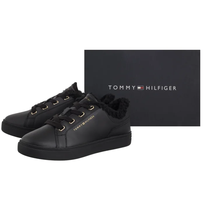 Buty Tommy Hilfiger Casual Cupsole Sneaker WL Black FW0FW08824 BDS – zdjęcie 6