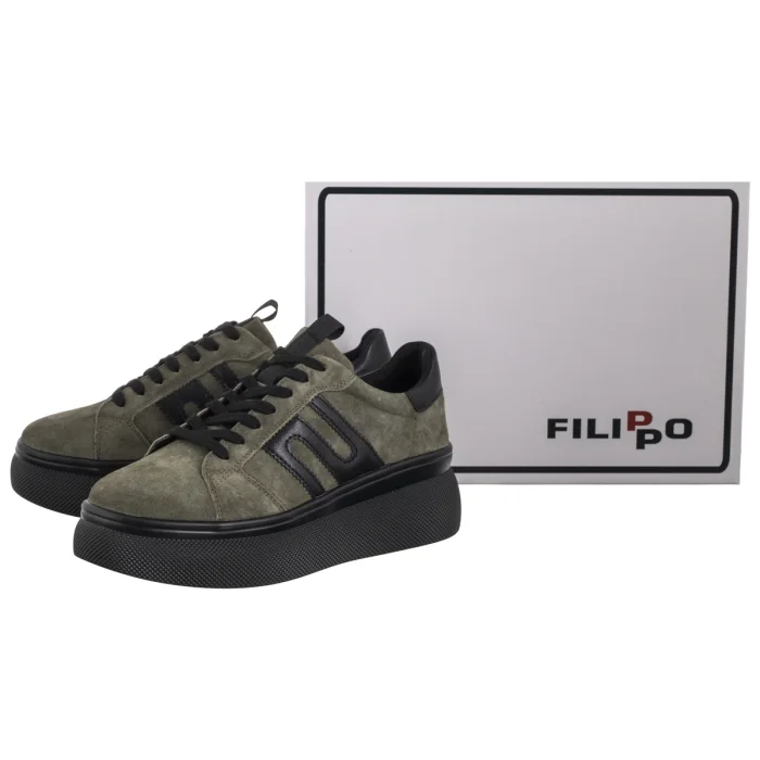 Sneakersy Filippo Khaki DP7175/25 KH – zdjęcie 6