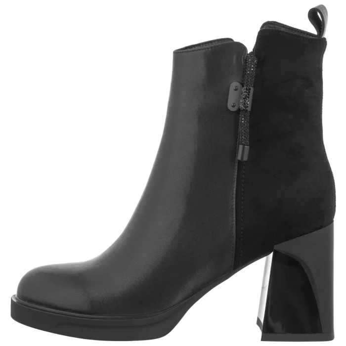 Botki Filippo Czarne DBT7358/25 BK – zdjęcie 2