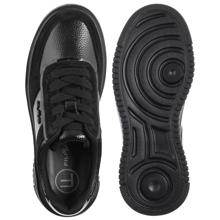 Sneakersy Filippo Czarne DP7124/25 BK – zdjęcie 5