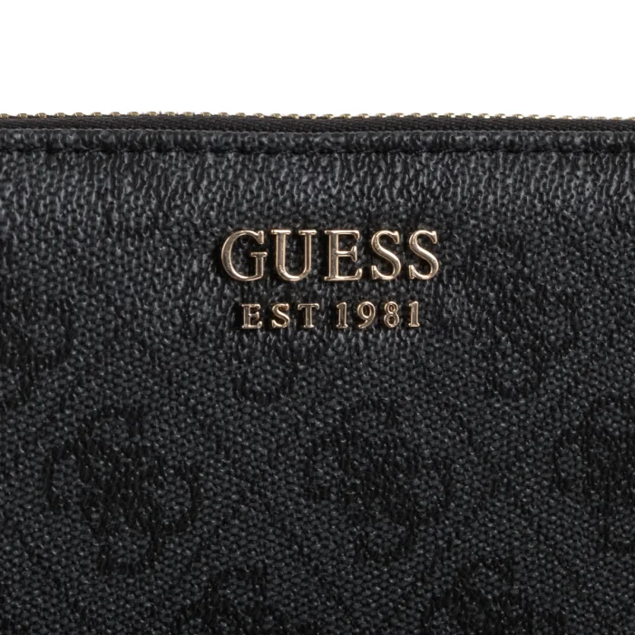 Portfel Guess Brenton Slg Lrg Zip Around SWLG96 48146 Coal Logo – zdjęcie 4