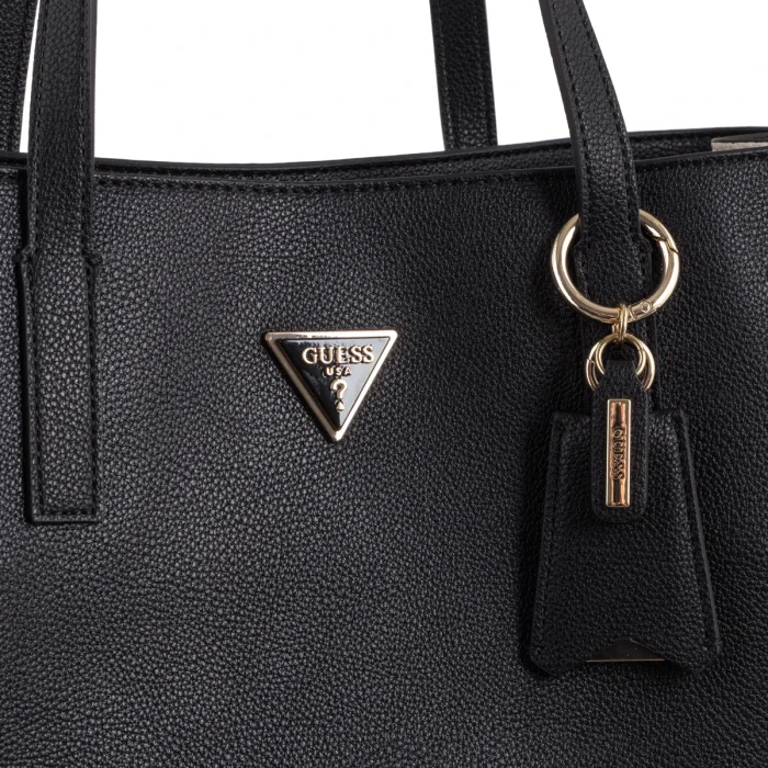 Torebka Shopperka Guess Meridian II Girlfriend Tote HWBG69 74230 Black – zdjęcie 4