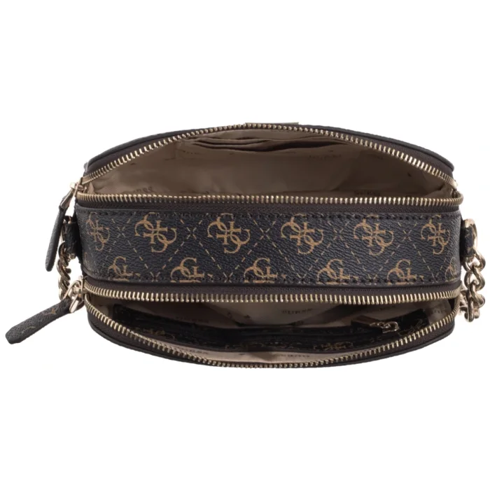 Torebka Guess Noelle II Crossbody Camera HWQG96 72140 Brown Logo – zdjęcie 6