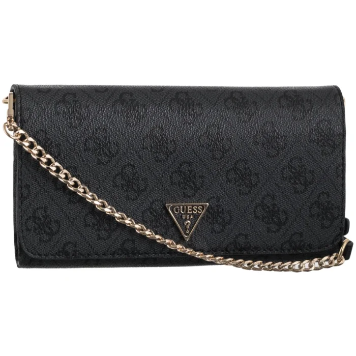 Torebka Kopertówka Guess Noelle II Xbody Flap Organizer HWBG96 72750 Coal Logo – zdjęcie 1