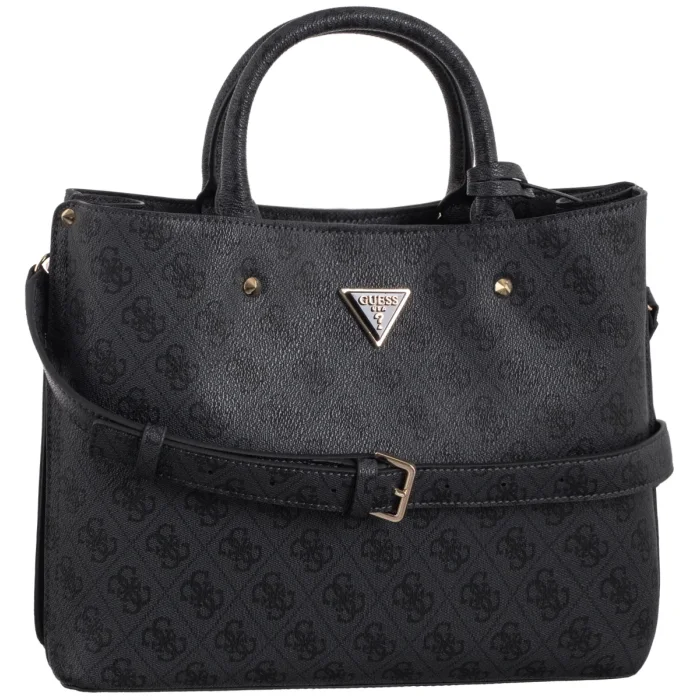 Torebka Guess Meridian II Girlfriend Satchel HWSG69 74060 Coal Logo – zdjęcie 1