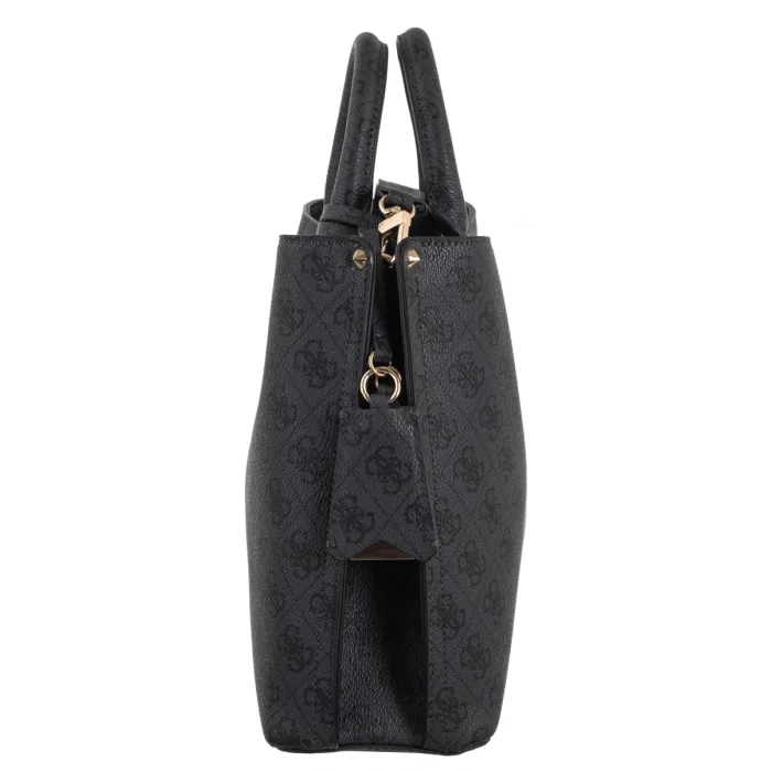 Torebka Guess Meridian II Girlfriend Satchel HWSG69 74060 Coal Logo – zdjęcie 3