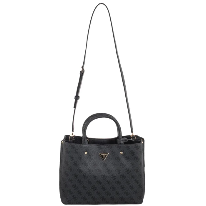 Torebka Guess Meridian II Girlfriend Satchel HWSG69 74060 Coal Logo – zdjęcie 5