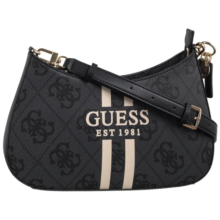 Torebka Guess Noelle II Top Zip Shoulder Bag HWOS96 72180 Coal Logo – zdjęcie 1