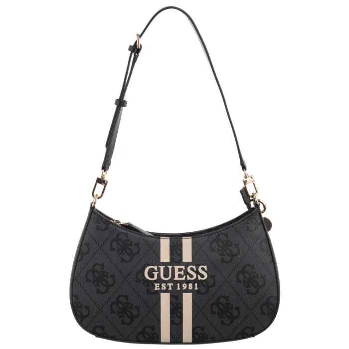 Torebka Guess Noelle II Top Zip Shoulder Bag HWOS96 72180 Coal Logo – zdjęcie 5