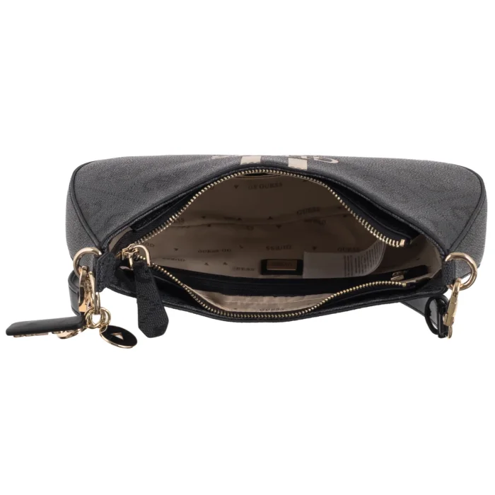 Torebka Guess Noelle II Top Zip Shoulder Bag HWOS96 72180 Coal Logo – zdjęcie 6