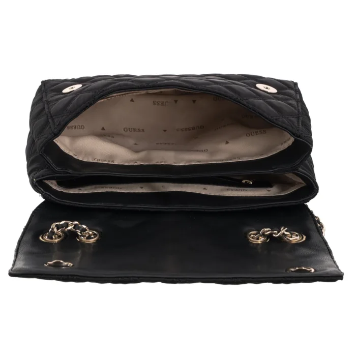 Torebka Guess Giully II 2 Comp Cnvrtble Flap HWYQ96 73200 Black – zdjęcie 6