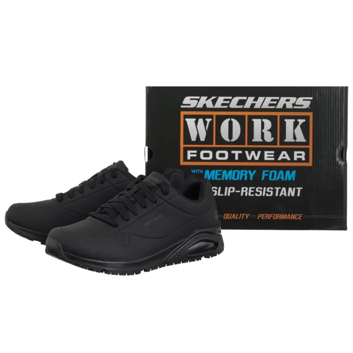 Sneakersy Skechers Uno SR-Sutal Black 200054EC/BLK – zdjęcie 6