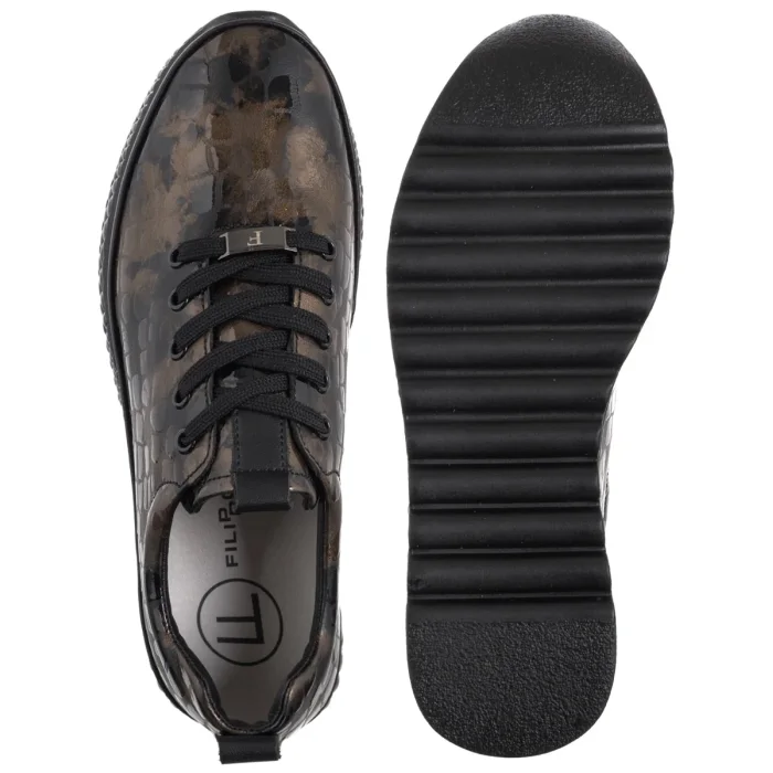 Sneakersy Filippo Brązowe DP7284/25 BR – zdjęcie 5