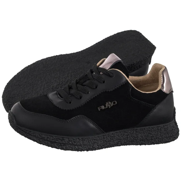 Sneakersy Filippo Czarne DP7405/25 BK – zdjęcie 1