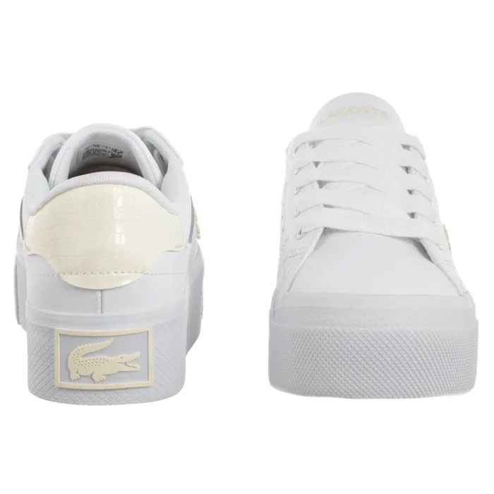 Sneakersy Lacoste Ziane Platform 225 1 CFA Wht/ Off Wht 750CFA0033.65T – zdjęcie 4