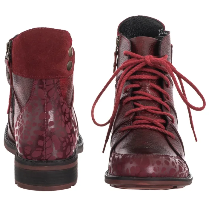 Botki Maciejka Czerwone 07047-08/00-8 – zdjęcie 4