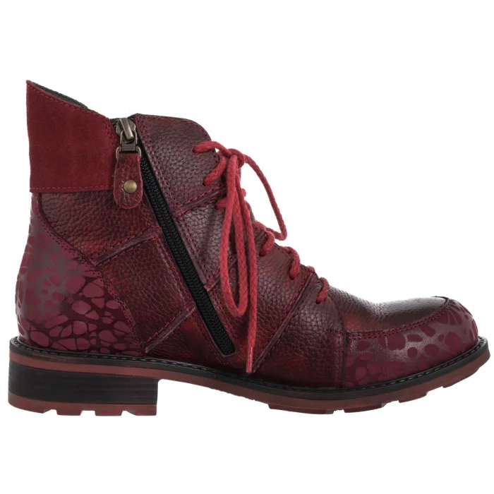 Botki Maciejka Czerwone 07047-08/00-8 – zdjęcie 3