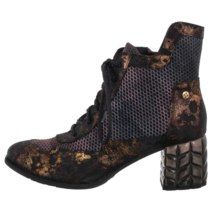 Botki Maciejka Brąz+Bordo 06989-02/00-8 – zdjęcie 2