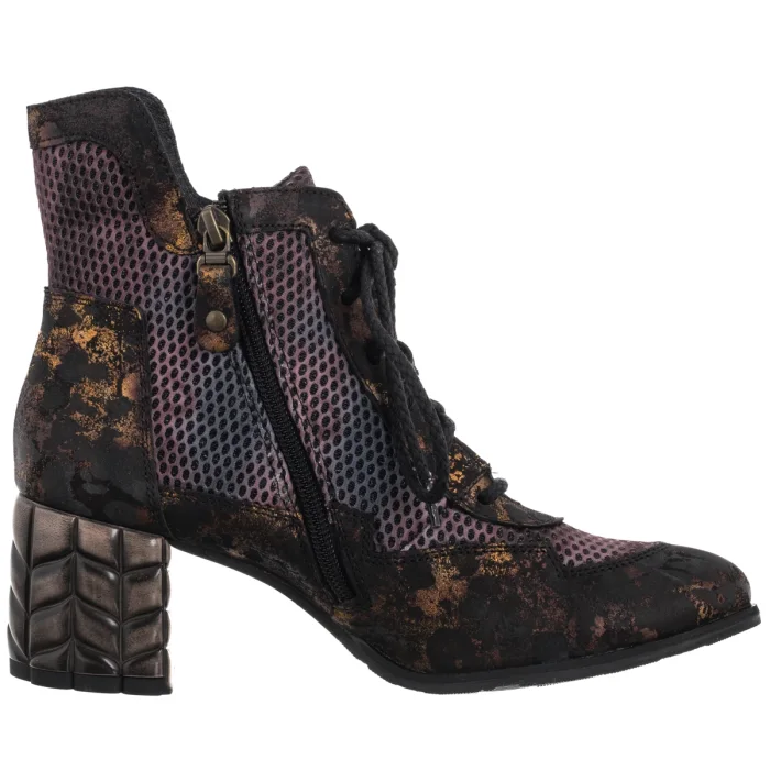Botki Maciejka Brąz+Bordo 06989-02/00-8 – zdjęcie 3