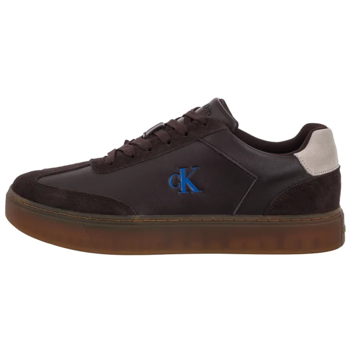 Półbuty Calvin Klein Classic Cupsole Laceup Wt Mix Bordeaux/Chateau YM0YM01429 0KY – zdjęcie 2