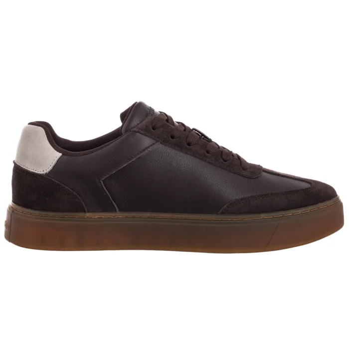 Półbuty Calvin Klein Classic Cupsole Laceup Wt Mix Bordeaux/Chateau YM0YM01429 0KY – zdjęcie 3