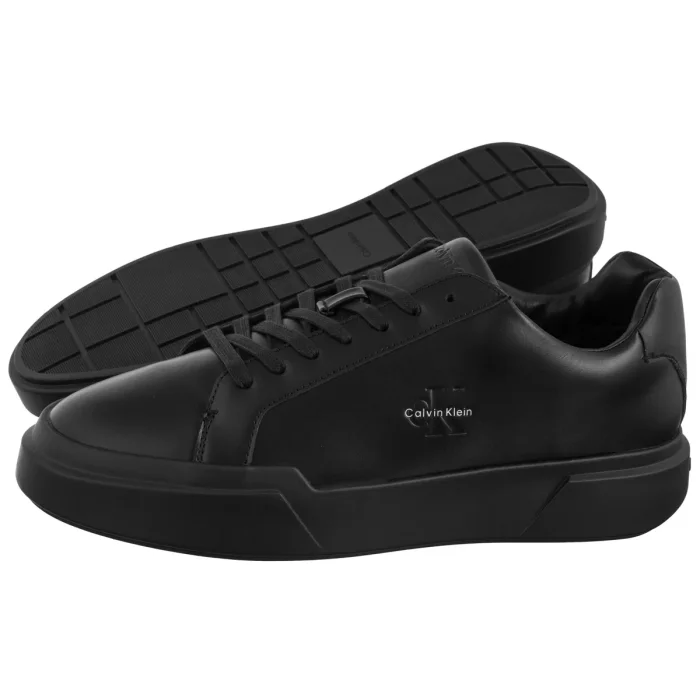 Sneakersy Calvin Klein Chunky Cupsole Laceup Lth Triple Black YM0YM01344 0GJ – zdjęcie 1