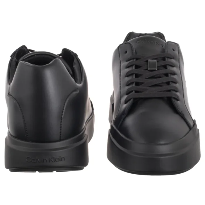 Sneakersy Calvin Klein Chunky Cupsole Laceup Lth Triple Black YM0YM01344 0GJ – zdjęcie 4