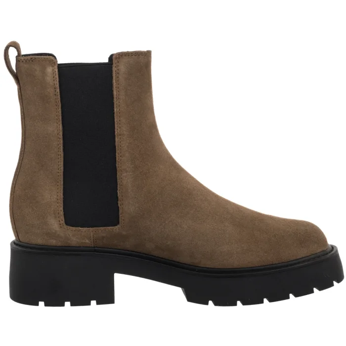 Sztyblety Calvin Klein Chunky Chelsea Boot Suede Classic Taupe YW0YW02071 ADH – zdjęcie 3