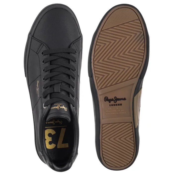 Buty Pepe Jeans Kenton Rise PMS31059 999 Black – zdjęcie 5