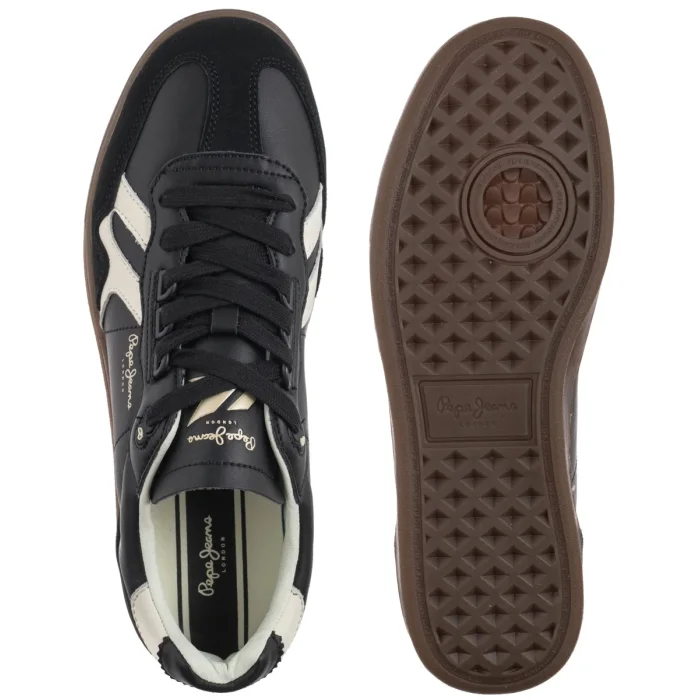 Sneakersy Pepe Jeans Ball Zero Black PMS000010 999 – zdjęcie 5