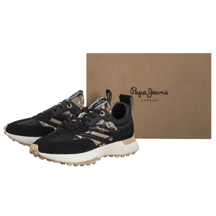 Sneakersy Pepe Jeans Lucky Fenix Black PLS600019 999 – zdjęcie 5