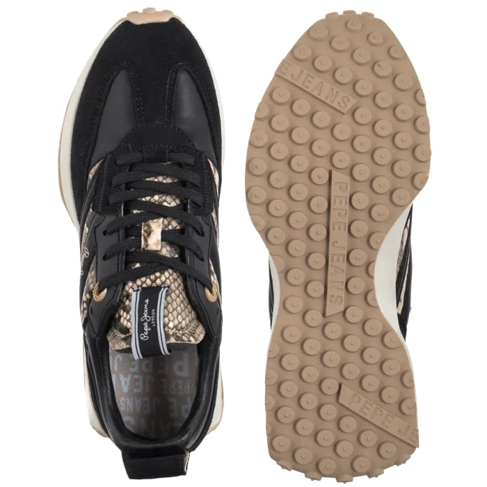 Sneakersy Pepe Jeans Lucky Fenix Black PLS600019 999 – zdjęcie 6