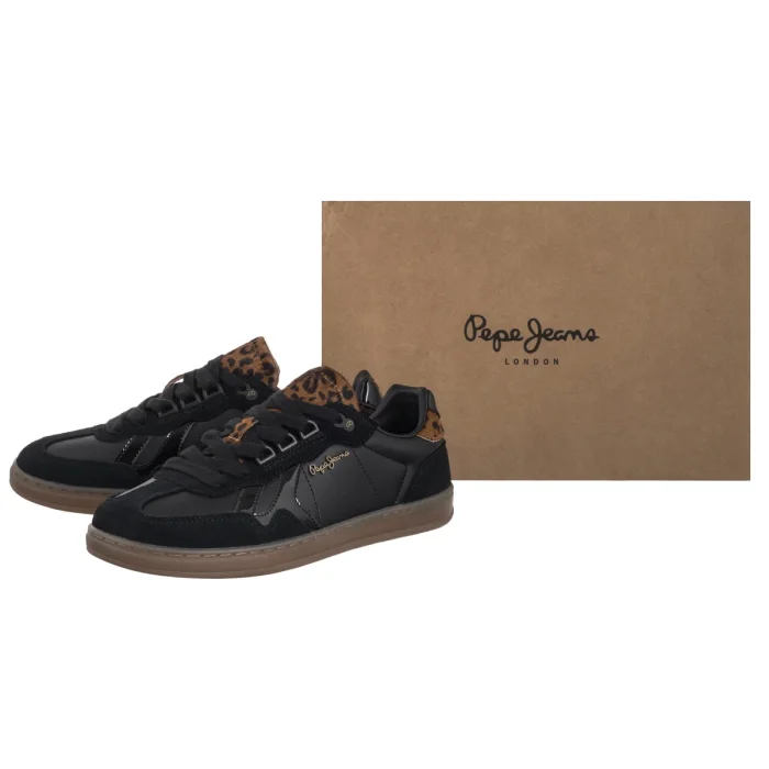 Sneakersy Pepe Jeans Ball Night Black PLS000009 999 – zdjęcie 6