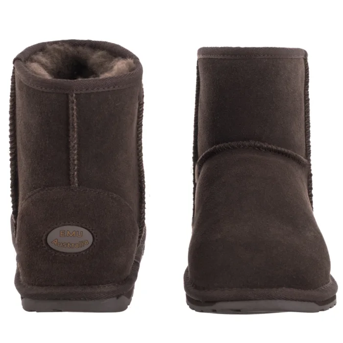 Buty EMU Australia Wallaby Mini Teens WR Chocolate T10103 – zdjęcie 4