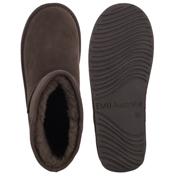 Buty EMU Australia Wallaby Mini Teens WR Chocolate T10103 – zdjęcie 5