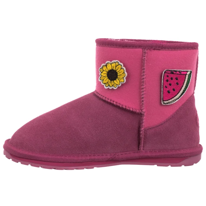 Buty EMU Australia Wallaby Mini Play WR Deep Pink K12748 – zdjęcie 3