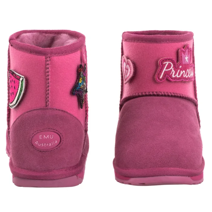 Buty EMU Australia Wallaby Mini Play WR Deep Pink K12748 – zdjęcie 6
