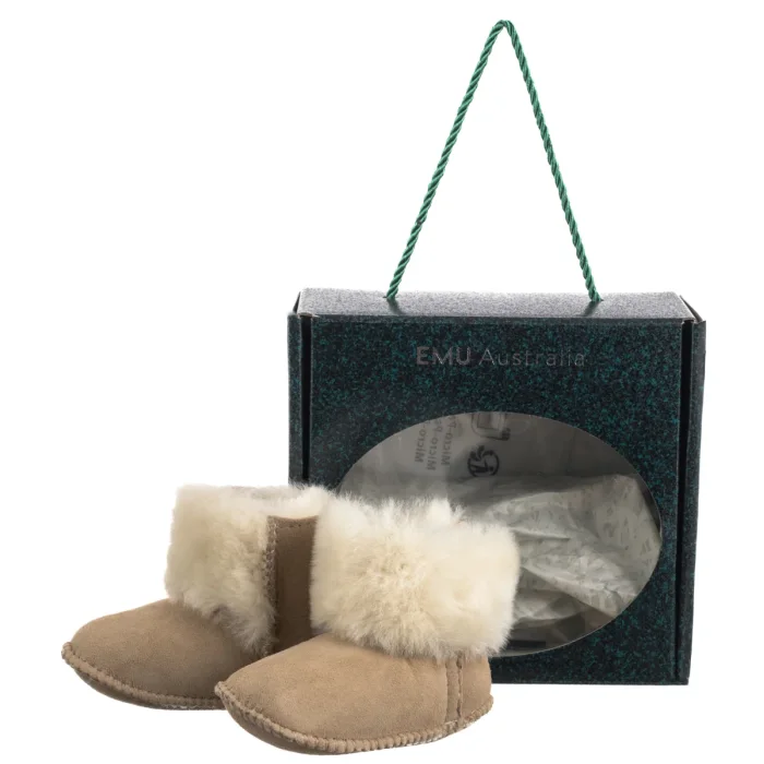 Trzewiki EMU Australia Baby Bootie Deluxe Sand B13256 – zdjęcie 6